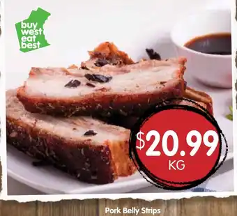 Spudshed Pork Belly Strips offer