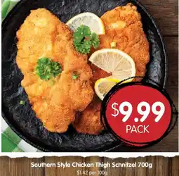 Spudshed Southern Style Chicken Thigh Schnitzel offer