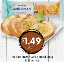 Spudshed Tru-Blue Frozen Garlic Bread offer