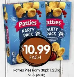 Spudshed Patties Pies Party offer