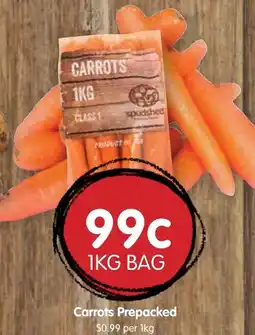 Spudshed Carrots Prepacked offer