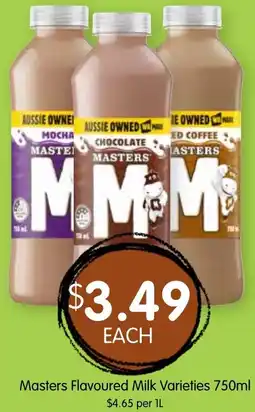 Spudshed Masters Flavoured Milk Varieties offer