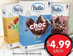 Spudshed Bulla Ice Cream Bar Varieties offer
