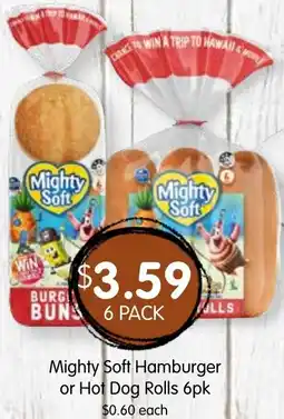 Spudshed Mighty Soft Hamburger or Hot Dog Rolls offer