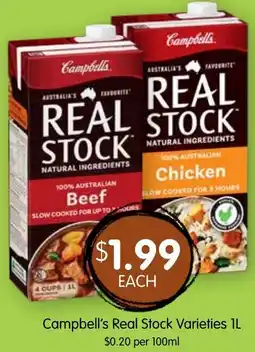 Spudshed Campbell's Real Stock Varieties offer