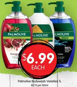 Spudshed Palmolive Bodywash Varieties offer
