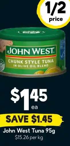 Drakes John West Tuna offer