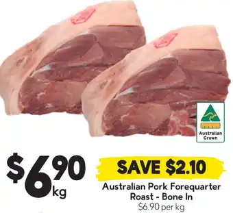 Drakes Australian Pork Forequarter Roast Bone In offer