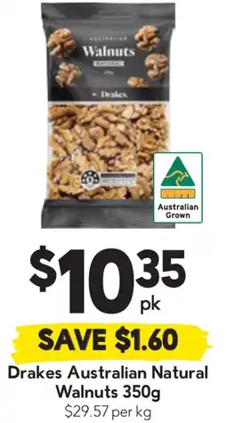 Drakes Drakes Australian Natural Walnuts offer