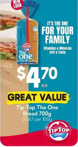 Drakes Tip Top The One Bread offer