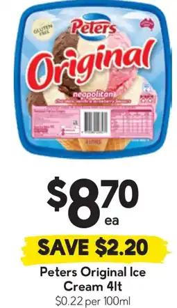 Drakes Peters Original Ice Cream offer