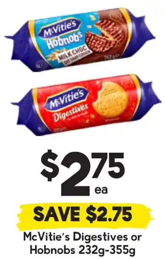 Drakes McVitie's Digestives or Hobnobs offer