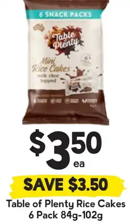 Drakes Table of Plenty Rice Cakes offer