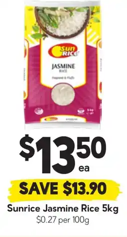 Drakes Sunrice Jasmine Rice offer