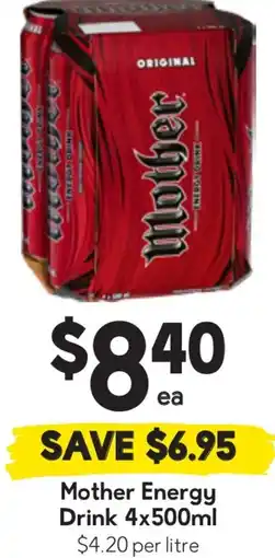 Drakes Mother Energy Drink offer