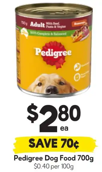 Drakes Pedigree Dog Food offer