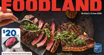 Foodland Australian Premium Beef Rump Steak offer