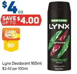 Foodland LYNX DEODORANT BODYSPRAY offer