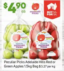 Foodland Peculiar Picks Adelaide Hills Red or Green Apples offer