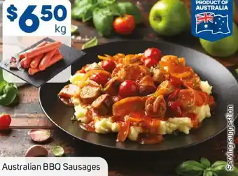 Foodland Australian BBQ Sausages offer