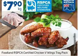 Foodland Foodland RSPCA Certified Chicken V Wings Tray Pack offer