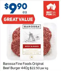 Foodland Barossa Fine Foods Original Beef Burger offer