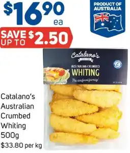 Foodland Catalano's Australian Crumbed Whiting offer