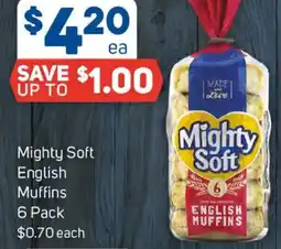 Foodland Mighty Soft English Muffins offer