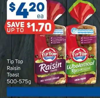 Foodland Tip Top Raisin Toast offer