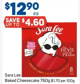 Foodland Sara Lee Baked Cheesecake offer