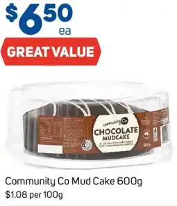 Foodland Community Co Mud Cake 600g offer