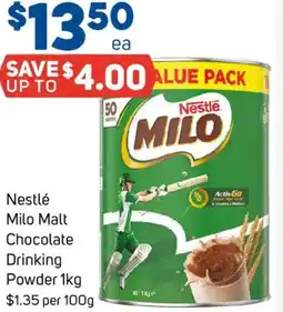 Foodland Nestlé Milo Malt Chocolate Drinking Powder offer