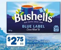 Foodland Blue Label Tea Bags Black offer
