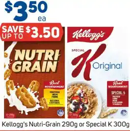 Foodland Kellogg's Nutri-Grain offer