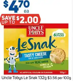 Foodland Uncle Tobys Le Snak offer