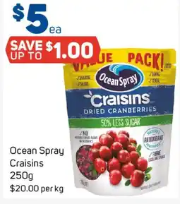 Foodland Ocean Spray Craisins offer
