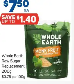 Foodland Whole Earth Raw Sugar Replacement offer