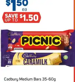 Foodland Cadbury Medium Bars offer