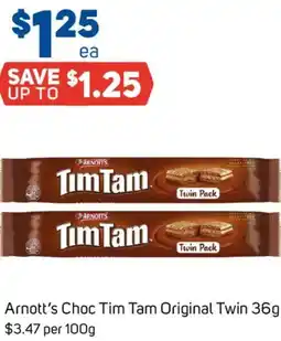 Foodland Arnott's Choc Tim Tam Original Twin offer
