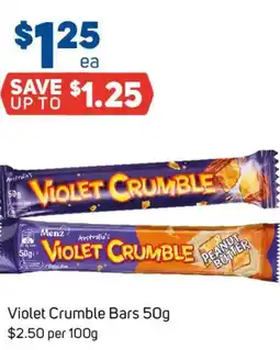 Foodland Violet Crumble Bars offer