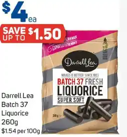 Foodland Darrell Lea Batch 37 Liquorice offer