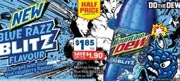 Foodland Mountain Dew Blue Razz Blitz offer