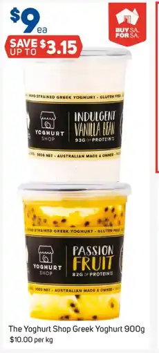 Foodland The Yoghurt Shop Greek Yoghurt offer