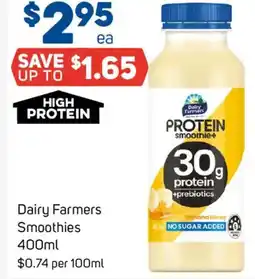 Foodland Dairy Farmers Smoothies offer
