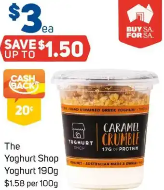 Foodland The Yoghurt Shop Yoghurt offer