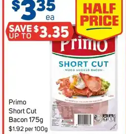 Foodland Primo Short Cut Bacon 175g offer