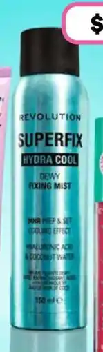 Priceline Revolution Superfix Hydra Cool Prep + Set Dewy Fixing Mist offer