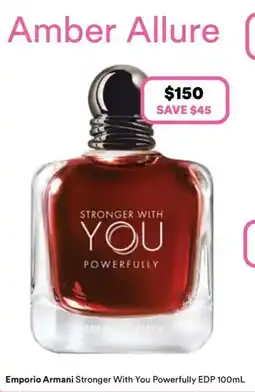 Priceline Giorgio Armani Emporio Armani Stronger With You Powerfully EDP offer