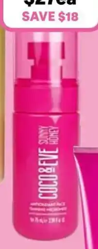 Priceline Coco & Eve Antioxidant Face Tanning Micromist offer