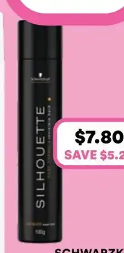 Priceline Schwarzkopf Professional Silhouette Super Hold Lacquer offer